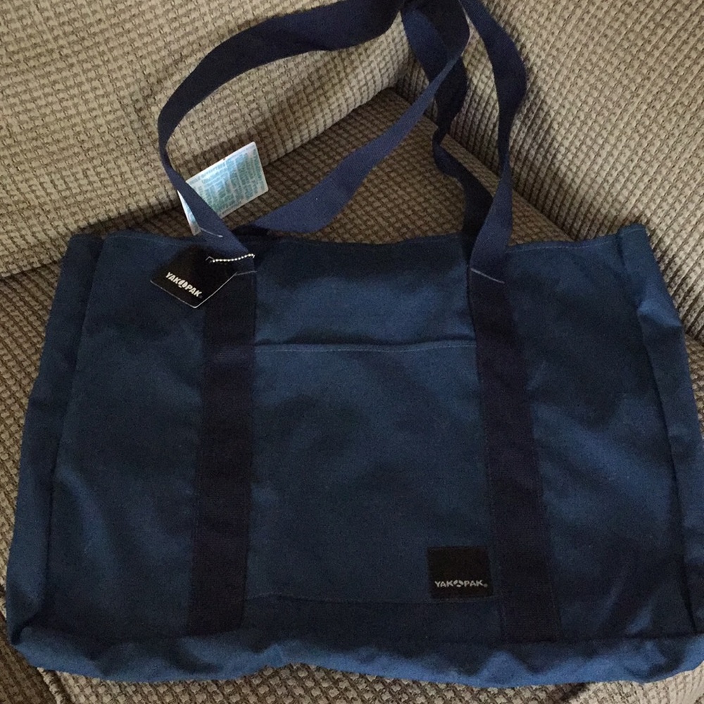 Yak Pak blue men’s tote bag